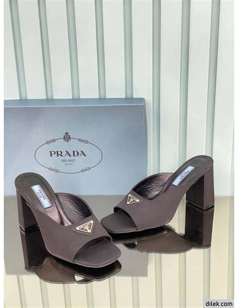 prada sport slides|Prada high heeled sandals.